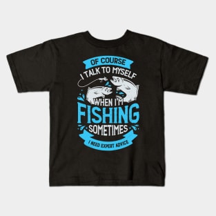 Funny Fishing Angling Sport Fisher Fisherman Gift Kids T-Shirt